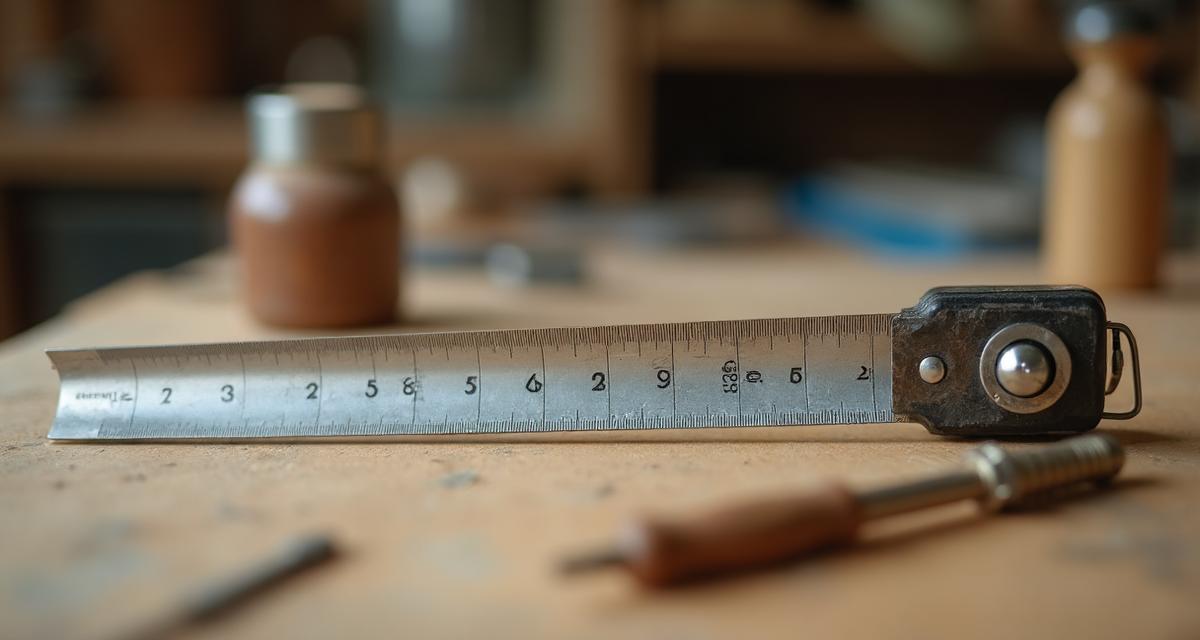 Ruler showing both inches and centimeters side by side for easy comparison