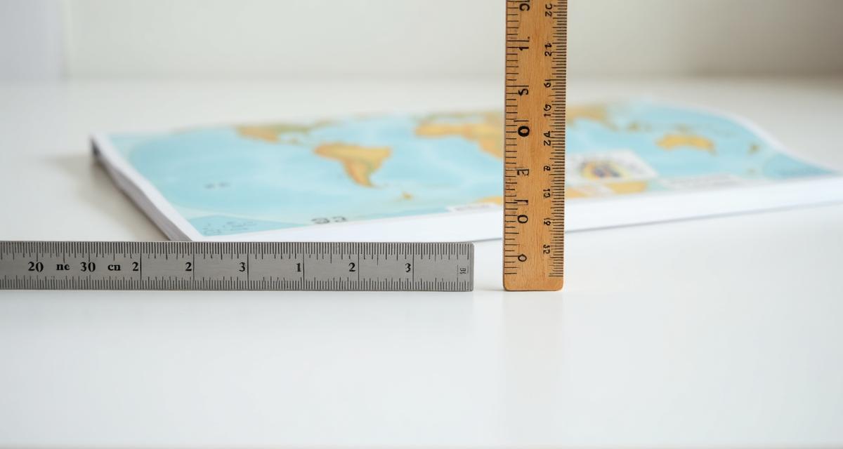 Metric and imperial rulers showing centimeters and inches for measurement comparison